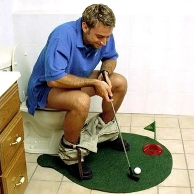 Bộ Chơi Golf Khi Đi Toilet